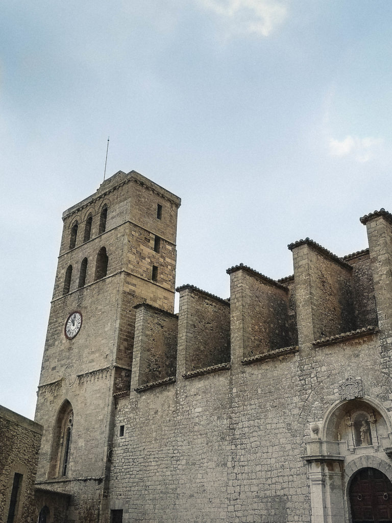 La cathédrale d'Ibiza