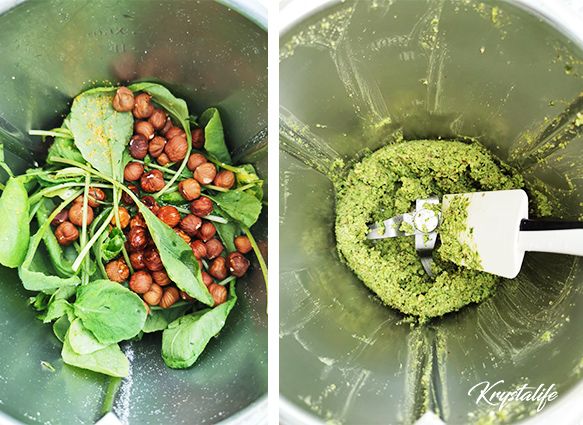 Radish leaf pesto