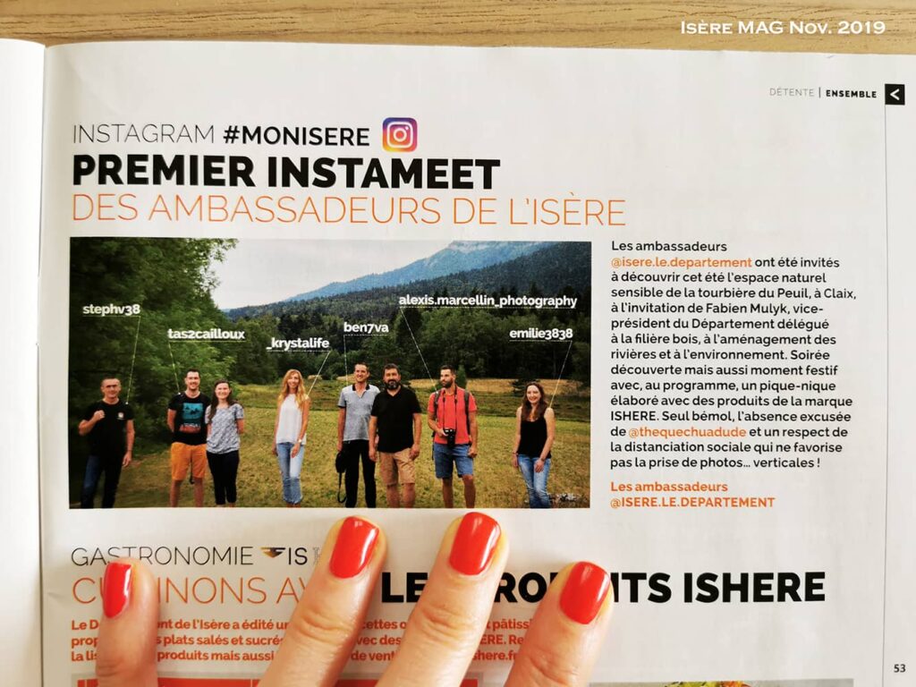 On parle de Krystalife dans Isère Mag 2019.